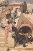 John William Waterhouse Diogenes (mk41) oil on canvas